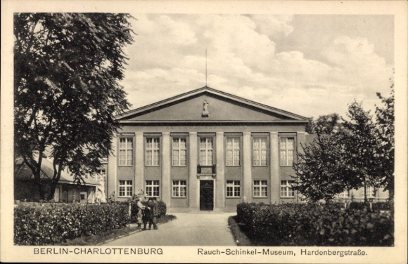Ak Berlin Charlottenburg, Rauch-Schinkel-Museum, Hardenbergstraße