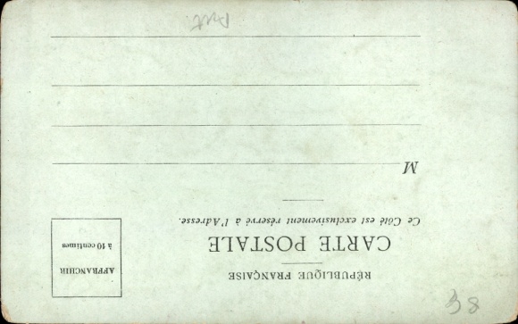Postzegels litho Oostenrijk, postbode, vrouwen in klederdracht, paraplu, wapenschild
