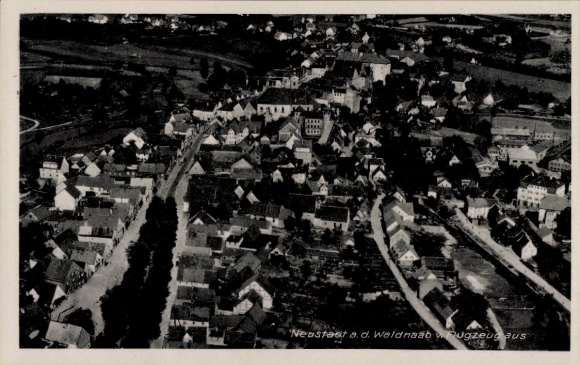 Ak Neustadt an der Waldnaab, Fliegeraufnahme