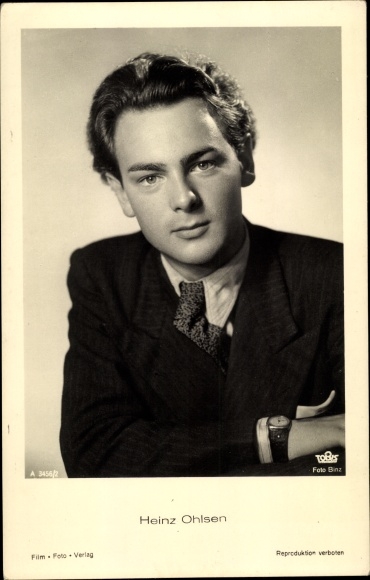 Postcard Actor Heinz Ohlsen, portrait