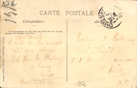 Postcard Châtenay Hauts-de-Seine, Avenue de Versailles