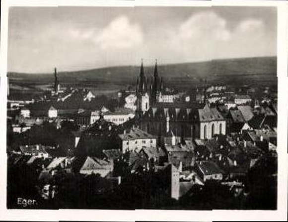 Set of 12 photos in cover, Eger in the Sudetenland