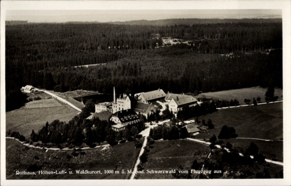 Postcard Rothaus Grafenhausen in the Black Forest, aerial photograph