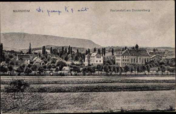Ak Marnheim im Donnersbergkreis, Realanstalt am Donnersberg