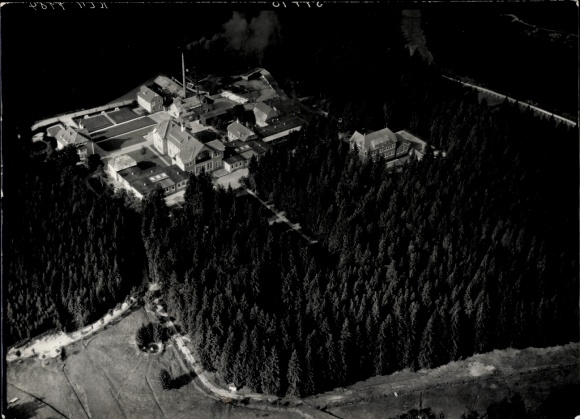 Photo Carolagrün Auerbach im Vogtland, aerial photograph