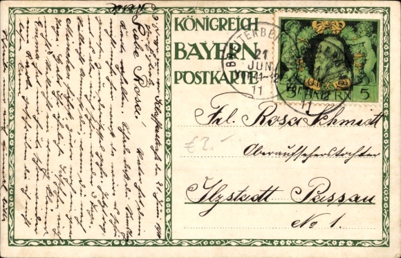 Artist Postcard Diez, M., Prince Regent Luitpold of Bavaria, 1821 to 1911, carriage