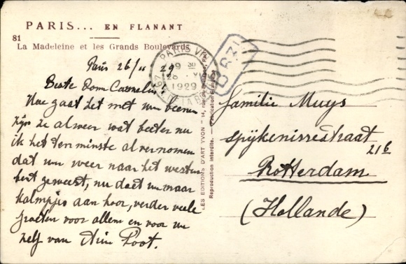 CPA Parijs VIII, Madeleine, Grands Boulevards