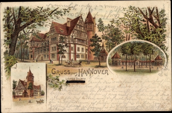 Chromo-Litho Hanover in Lower Saxony, Quiet Tower