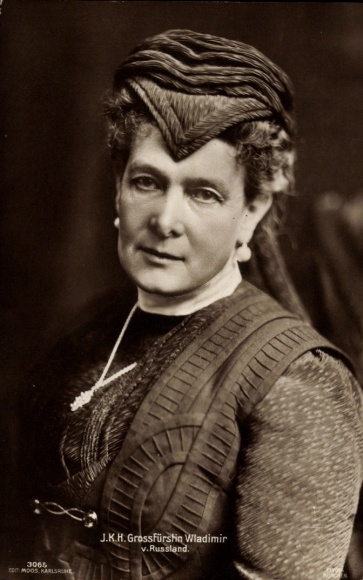 Ak Großfürstin Wladimir von Russland, Marie zu Mecklenburg, Maria Pawlowna, Portrait