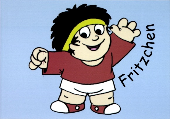 Postcard Mainzelmännchen, Fritzchen