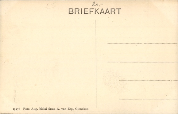 Postcard Breda North Brabant Netherlands, Station