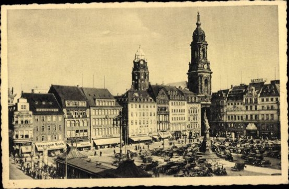 10 alte Ak Dresden, diverse Ansichten
