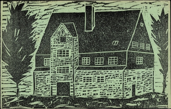 Artist PC Kühnhaide Marienberg in the Ore Mountains, school dedication March 17, 1929