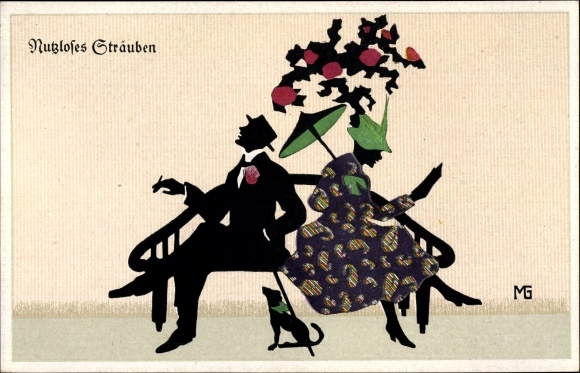 Paper cut PC Graf, Marte, useless struggles, lovers, dog