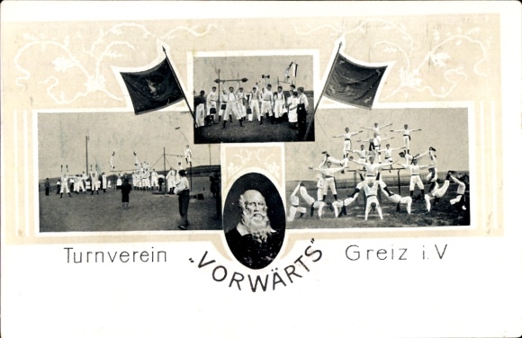 Ak Greiz im Vogtland, Turnverein
