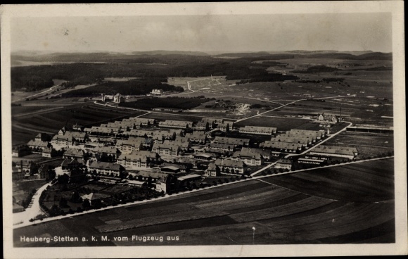 PC Stetten am Kalten Markt, Heuberg camp, aerial photo