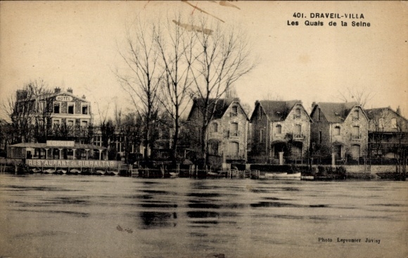 CPA Villa Draveil-Essonne, Quais de la Seine