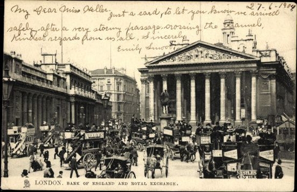 10 alte AK London City England, verschiedene Ansichten