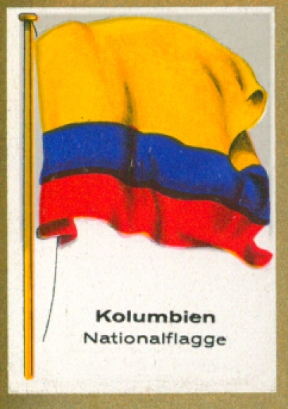 Collector's picture Ulmenried flag pictures No. 321, Colombia, national flag