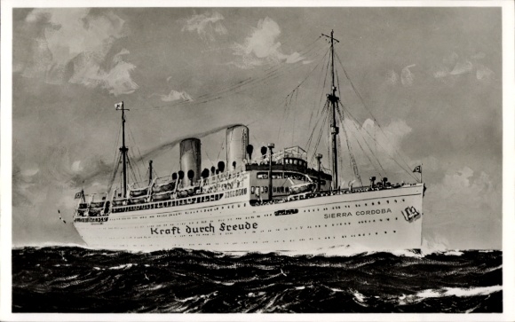 PC steamer Sierra Cordoba, NDL, as KdF steamer, Strength through Joy