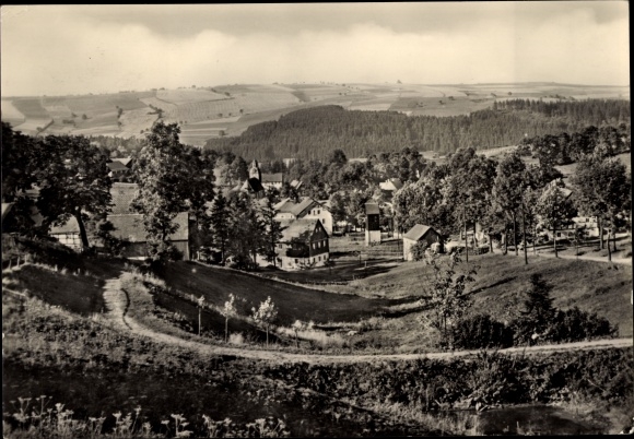 PC Schönfeld Dippoldiswalde in the Ore Mountains, panorama