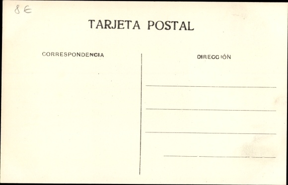 Postcard Madrid Spanien, Ministry of Public Instruction, Esel mit Fuhrwerk