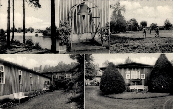 Postcard Ovelgönne Hambühren Lower Saxony, Landheim der Humboldtschule