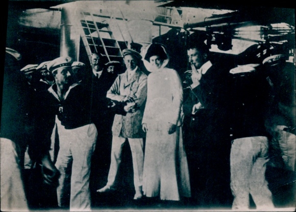 Foto Colombo, Kronprinz Wilhelm von Preußen, Kronprinzessin Cecilie, Asienreise, Seeleute
