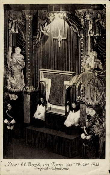 Ak Trier, Der Heilige Rock im Dom 1933