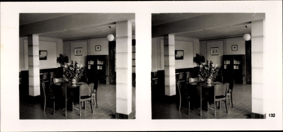 Stereo spatial image Photo The NS model companies 1937-38 No. 442 III/132 Tafelglashüttenwerke Uhsmannsdorf