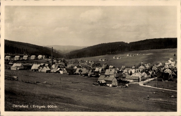 Ak Carlsfeld Eibenstock im Erzgebirge, Gesamtansicht