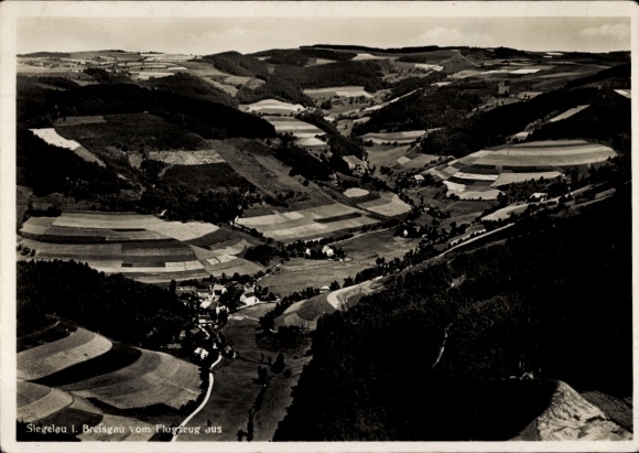 Postcard Siegelau Gutach im Breisgau Black Forest, aerial photo