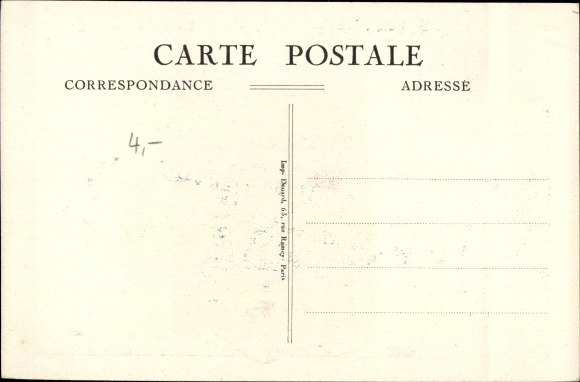 Artist Postcard Paris XVIII, Restaurant Chez la Mere Catherine, Place du tertre in Montmartre