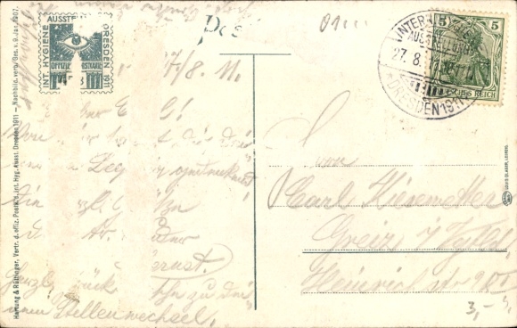 Ak Dresden Altstadt Friedrichstadt, Japans Staatspaviljoen, Hygiënetentoonstelling