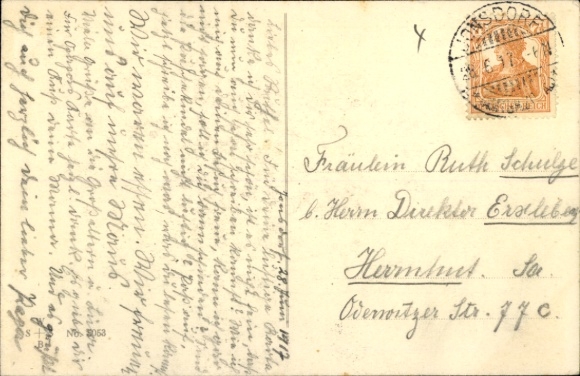 Postcard We hold on tight and trust together, small children in uniform, Quadruple Alliance, WWI