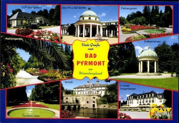 10 old PCs Bad Pyrmont in Lower Saxony, various views