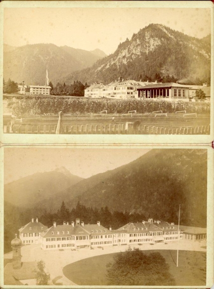 12 cabinet photos Kreuth am Tegernsee Upper Bavaria and surroundings in the cover around 1890