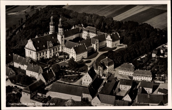 PC Obermarchtal in the Alb Donau district in Baden Württemberg, aerial photo