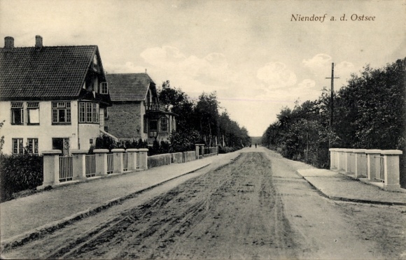 Ak Niendorf Timmendorfer Strand Ostholstein, Ortspartie