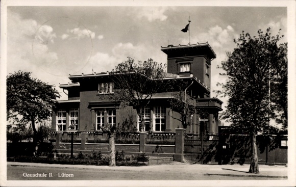 Ak Lützen im Burgenlandkreis, Gauschule II