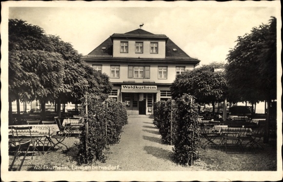 Ak Langenbernsdorf bei Werdau, Waldkurheim