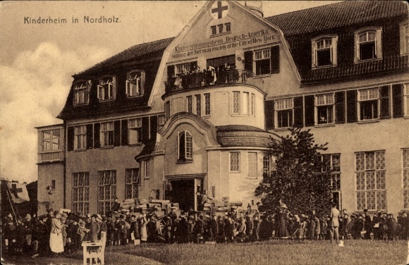 Ak Nordholz Wurster Nordseeküste, Kinderheim