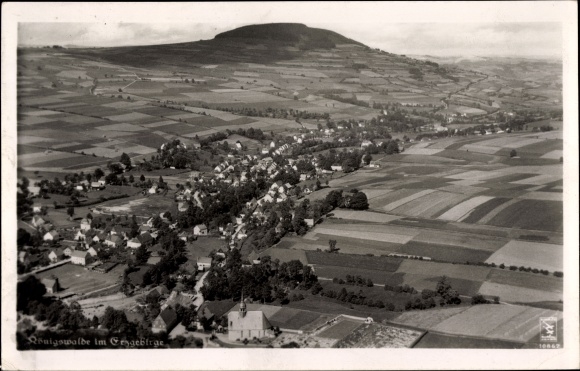 PC Königswalde in the Ore Mountains, aerial photo