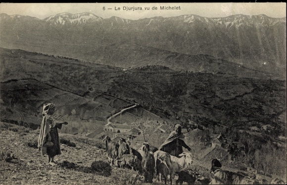 Ak Djurdjura Kabylie Algerien, Le Djurjura vu de Michelet
