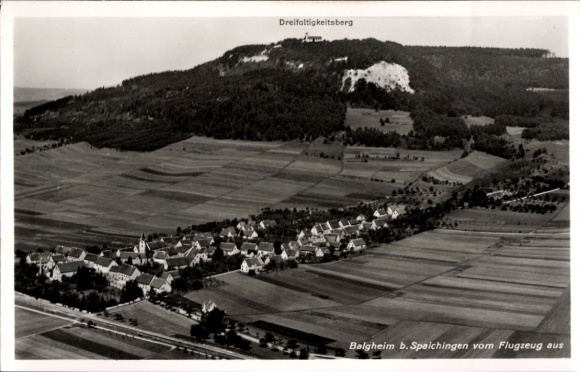 KP Balgheim niedaleko Spaichingen, Dreifaltigkeitsberg, zdjęcie lotnicze