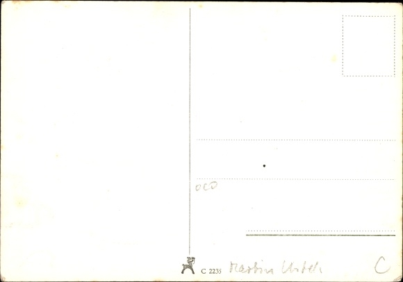 Postcard Actor Martin Urtel, Portrait, Film Photo Verlag G 136