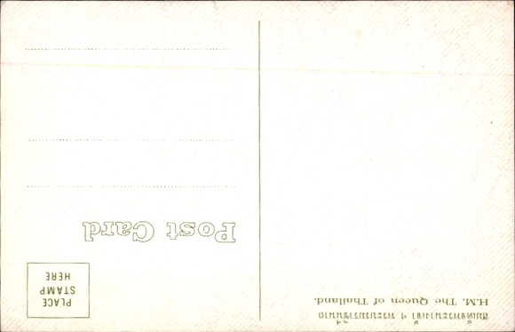 Postcard Queen Sirikit, portrait
