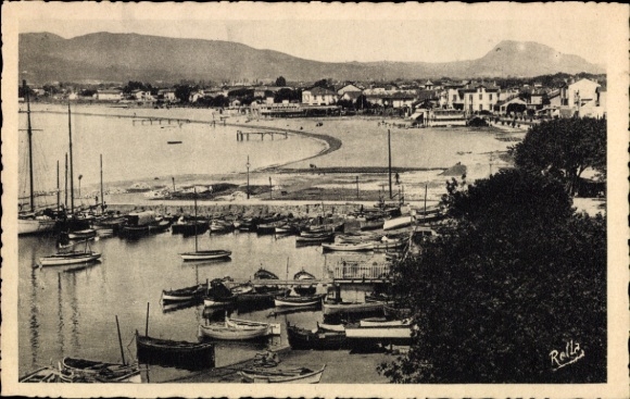 Postcard Saint Raphaël Var, harbor, Frejus Plage
