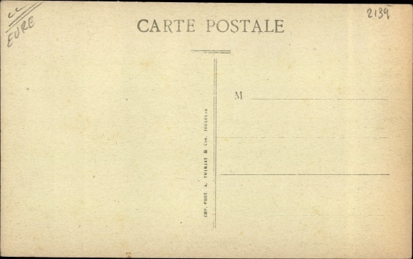 Postcard Bourgtheroulde Eure, The High Street