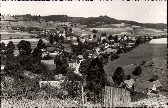 Ansichtkaart Saupsdorf Sebnitz Saksen, panorama
